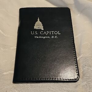 Black U.S. Capitol Notebook